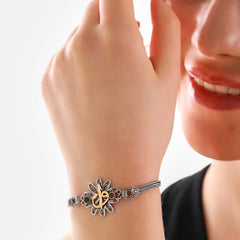 Bracelet authentique pour femme en argent Elif Vav