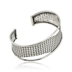 Bracelet pour femme en argent à motifs antiques