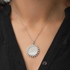 Collier pour femme en argent Esmaul Husna
