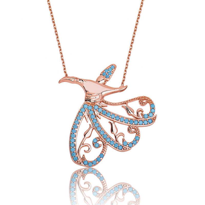 Silver Whirling Dervish Women's Necklace