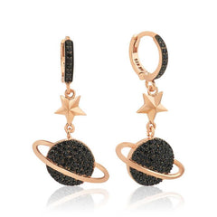 Silver Planet Women's Earrings