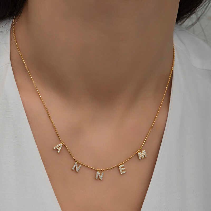 Silver Gold Mother Written Women's Necklace