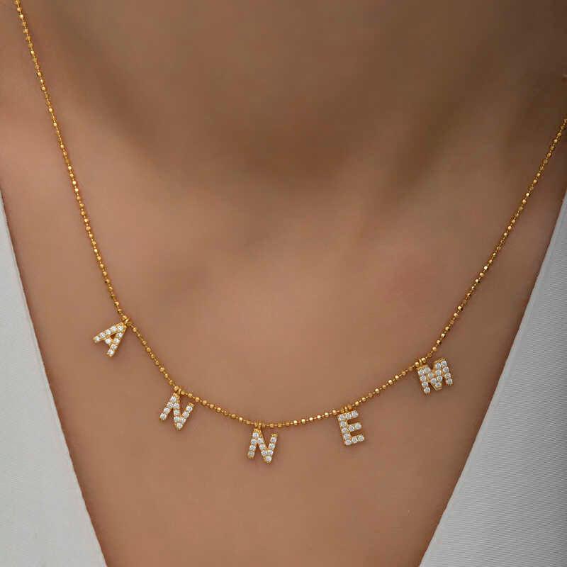 Silver Gold Mother Written Women's Necklace