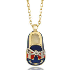 Silver Gold Boy's Shoes Women's Necklace