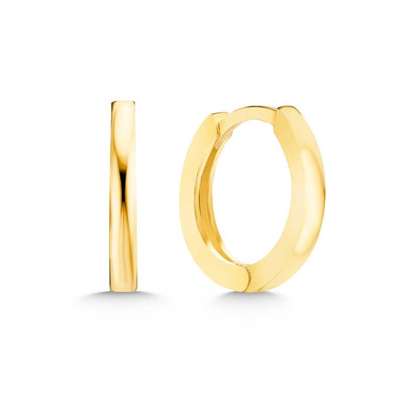 Silver Gold Hoop Women's Earring