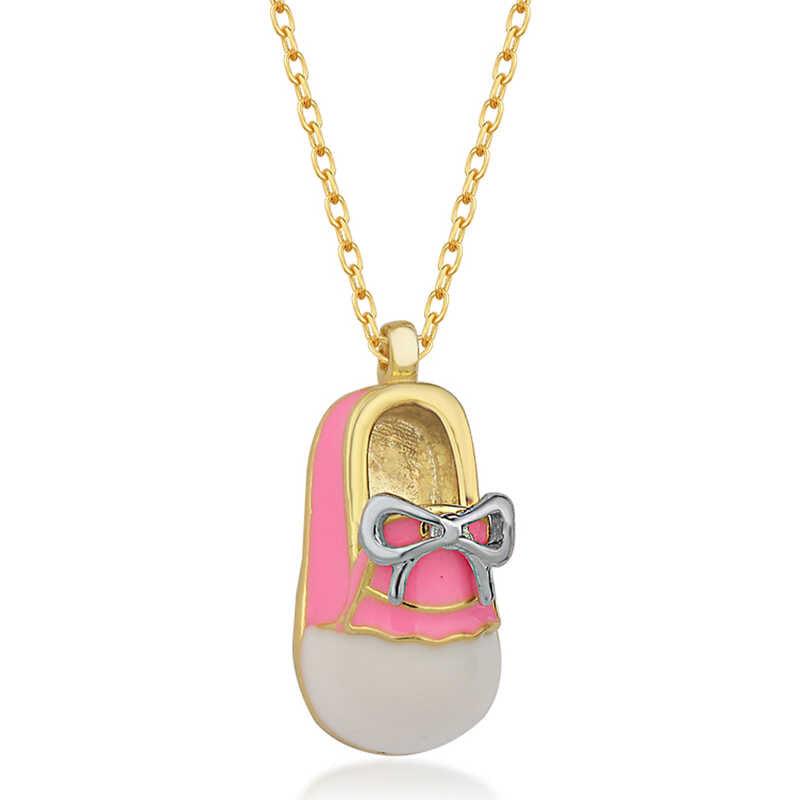 Silver Gold Girl Child Shoes Women Necklace