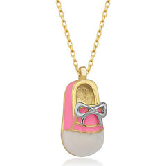 Silver Gold Girl Child Shoes Women Necklace