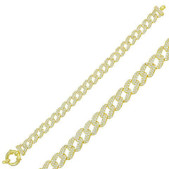 Silver Gold Stone Gurmet Women's Bracelet
