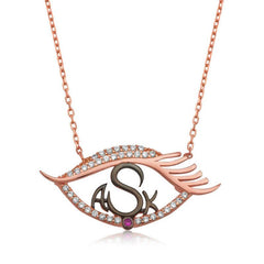 Silver Love in My Eyes Necklace