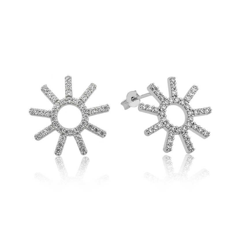Silver Sun Women's Earrings