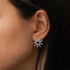 Silver Sun Women's Earrings