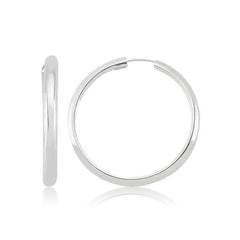 Silver Hoop Earrings