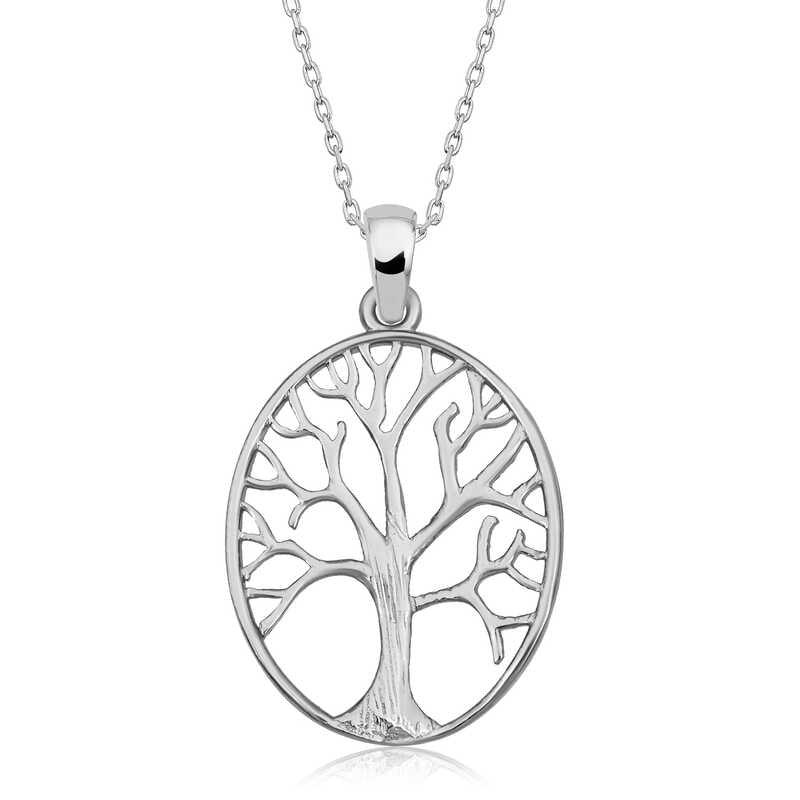 Silver Tree of Life Women's Necklace