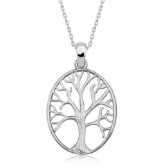 Silver Tree of Life Women's Necklace