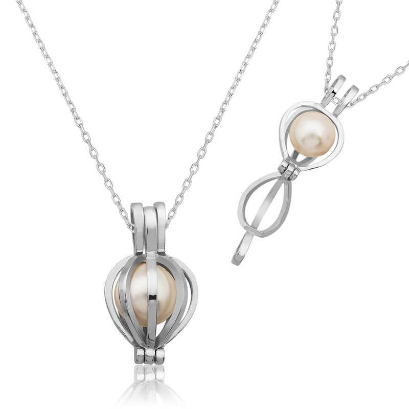 Silver Pearl Women's Necklace