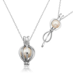 Silver Pearl Women's Necklace