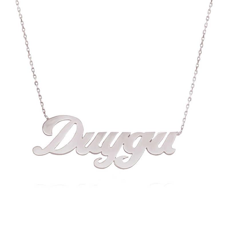 Silver Personalized Name Necklace for Women