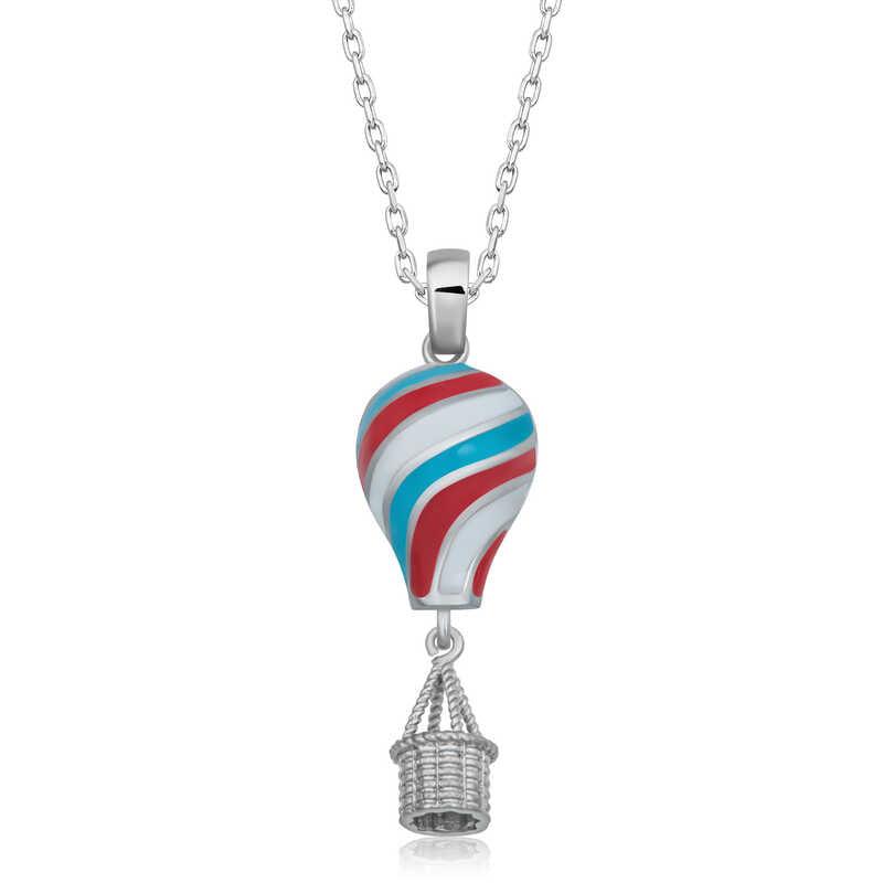Silver Cappadocia Balloon Women's Necklace