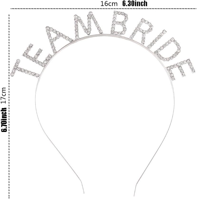 Nessiworld Silver Plated Crystal Stone Team Bride Crown 16x17 cm