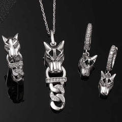 Silver Tiger Figured Woman Set