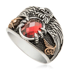 Silver Eagle Men's Ring