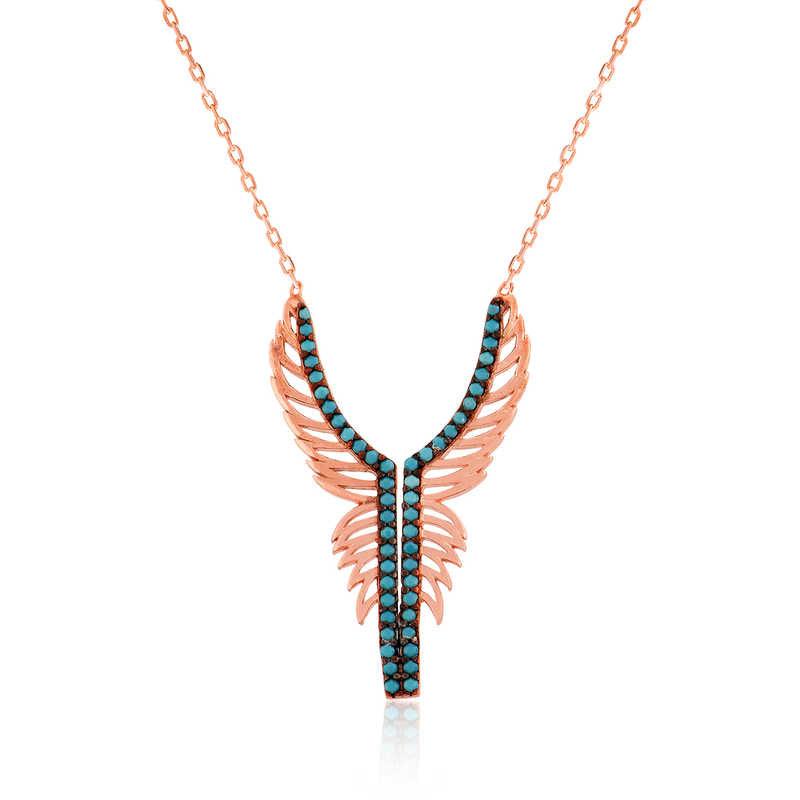 Silver Angel Wing Women's Necklace