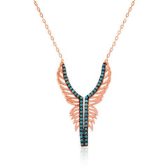 Silver Angel Wing Women's Necklace