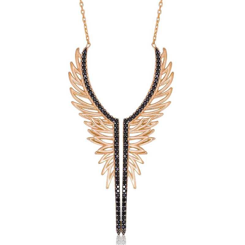 Silver Angel Wing Women's Necklace