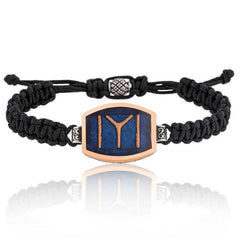 Silver Kayi Size Macrame Men's Bracelet 