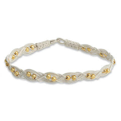 Silver Kazaziye Knit Bracelet