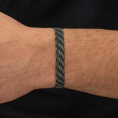 Silver Kazaziye Knit Bracelet
