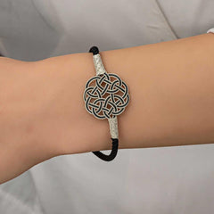 Silver Kazaziye Knit Bracelet
