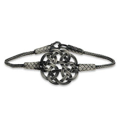 Silver Kazaziye Knit Bracelet