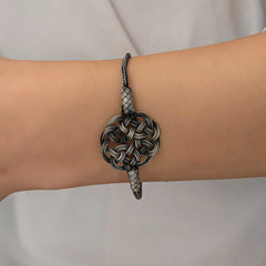 Silver Kazaziye Knit Bracelet
