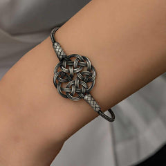 Silver Kazaziye Knit Bracelet