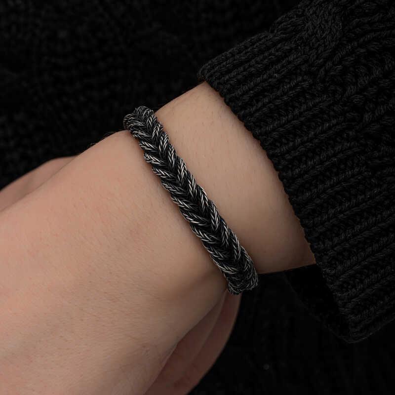 Silver Kazaziye Knit Bracelet