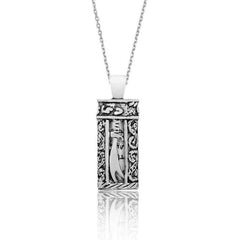 Silver Sword Cevsen Prayer Necklace
