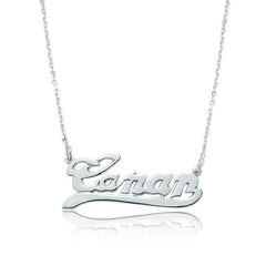 Silver Personalized Name Necklace for Women