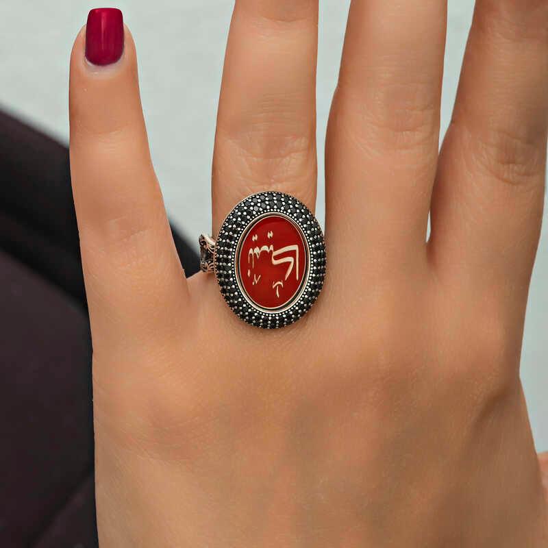 Bague personnalisée en argent pour femme