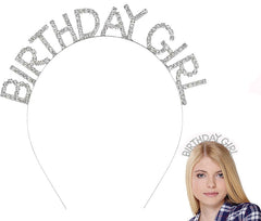 Nessiworld Silver Crystal Stone Birthday Girl Birthday Crown Imported Product A Quality 17x16 cm