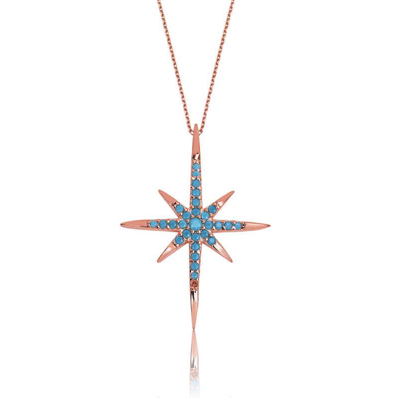 Silver Pole Star Women's Necklace