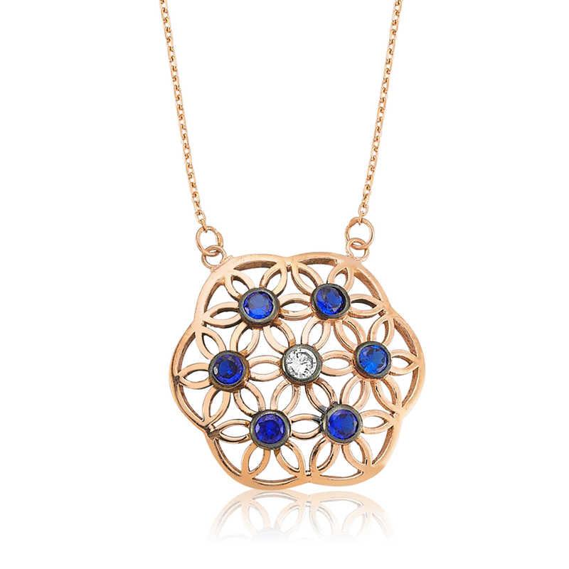 Silver Flower of Life Women's Necklace
