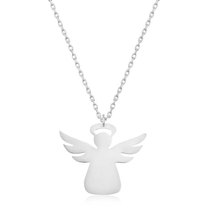 Silver Angel Women's Necklace 