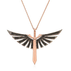 Silver Michael's Sword Necklace