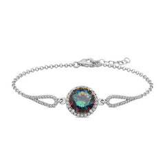 Silver Mystic Topaz Bracelet