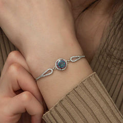 Silver Mystic Topaz Bracelet