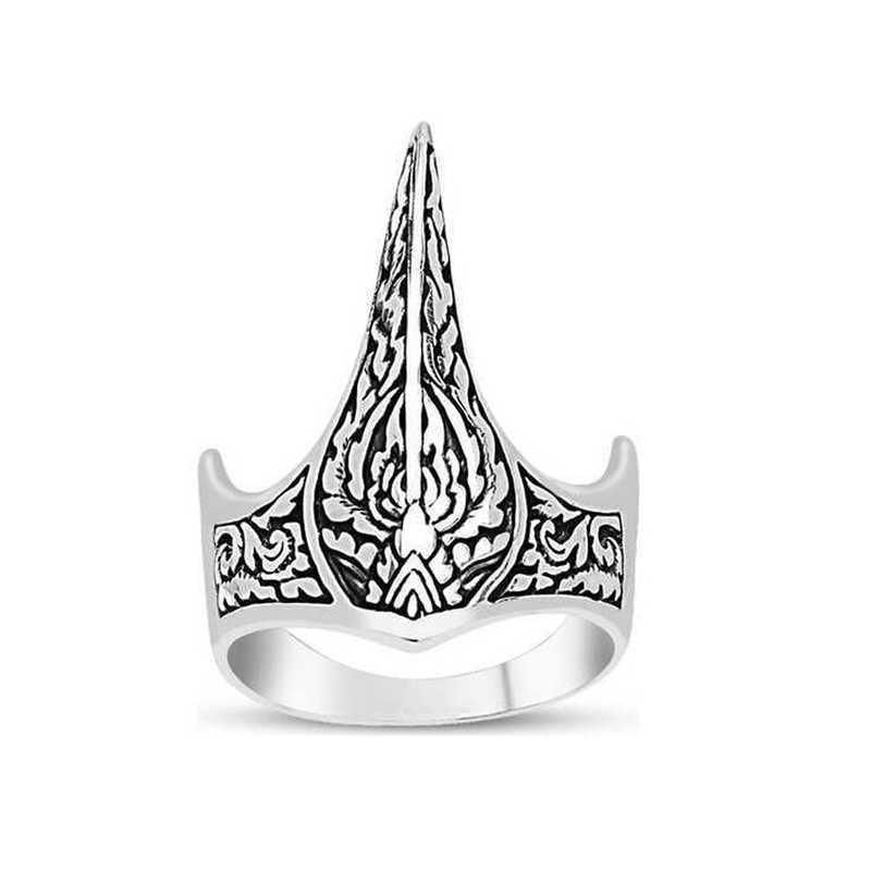 Silver Archer's Thumb Ring