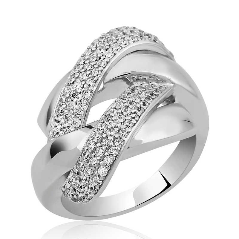 Silver Knitted Model Fantasy Ring