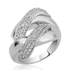 Silver Knitted Model Fantasy Ring