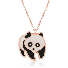 Silver Panda Women's Necklace